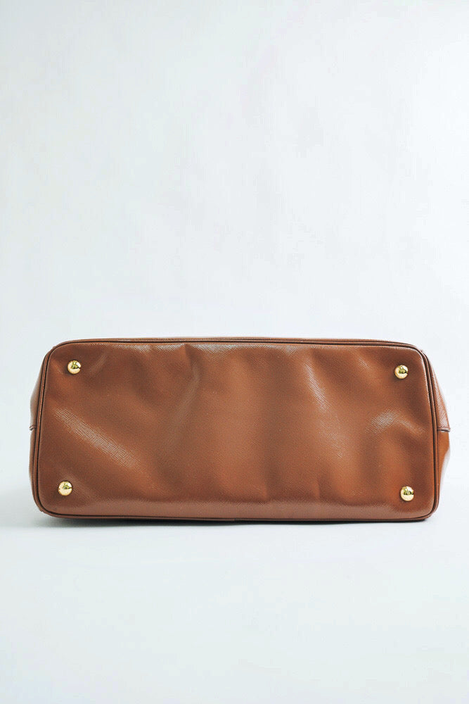 Prada Argilla Saffiano Lux Leather Large Tote Bag BN1844