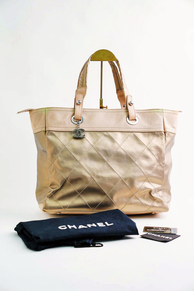 Chanel XL Flap Black Gold