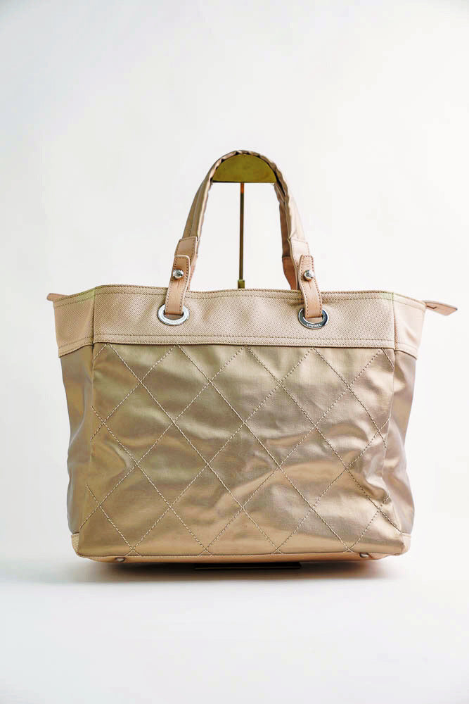 CHANEL Paris Biarritz PM Tote Bag (Gold) – Moschinm