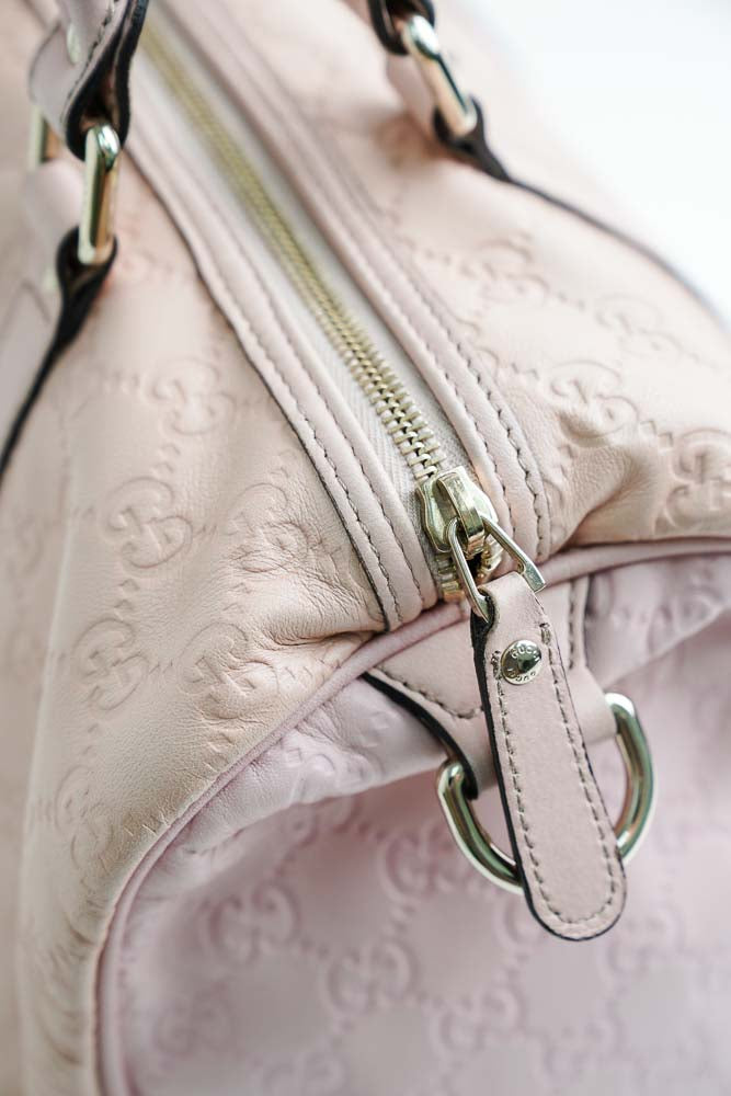 Gucci GG 193603 Guccissima Leather Joy Boston Bag(Pink)